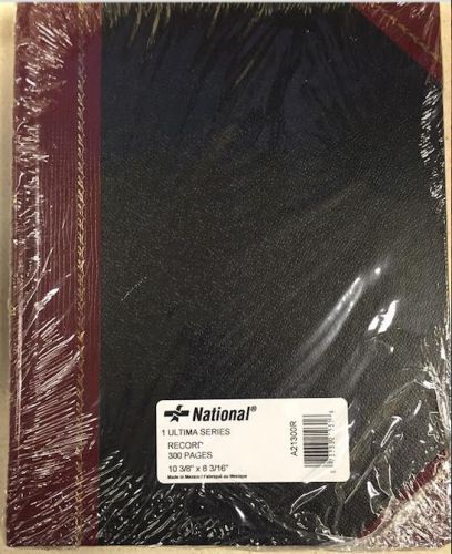 National ultima series 300 page record book 10-3/8&#034; x 8-3/16&#034; a21300r for sale