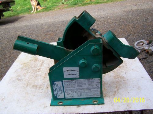 Greenlee 1800 rigid pipe bender  1/2  3/4  1 inch rigid pipe works fine for sale