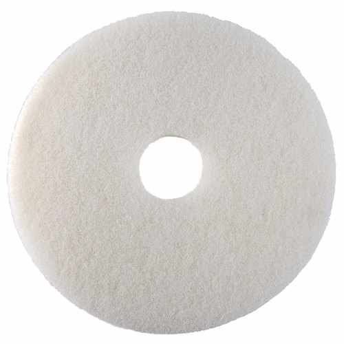 ACS srcubble Type 41 16&#034; White Polishing Floor Pad - 5 / Case