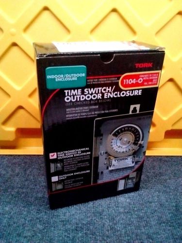 &#034;NIB&#034; Tork 1104-O Outdoor 24 Time Switch / Outdoor Enclosure 208-277 VAC