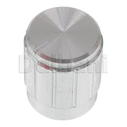 20-05-0014 New Push-On Mixer Knob Silver Chrome 6 mm Metal Cylinder
