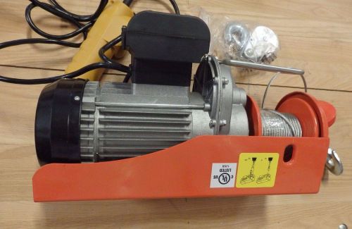 NuLine Mini Electric Hoist, 110 V, 33/16 Ft/Min, 440/880 Cap, PA400B |KF3|RL