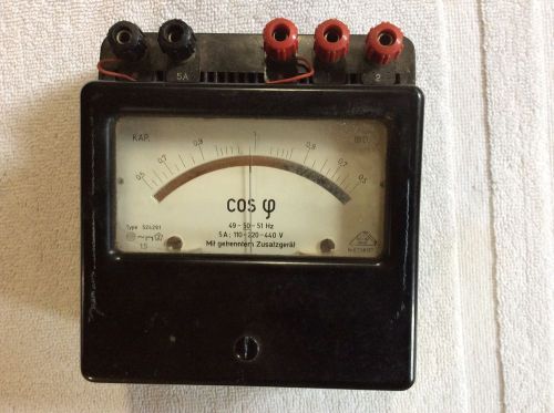 VINTAGE GERMAN VOLT METER TESTER