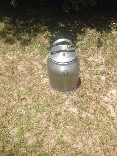 McCormick Deering Stainless Milk Can