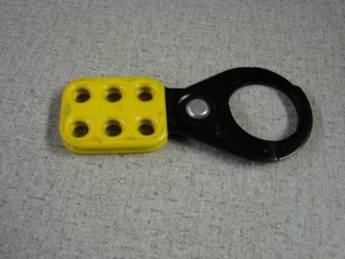 PRINZING 6 lock lockout hasp yellow