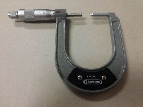 Accu-Turn 434060 0.3&#034;-1.300&#034; Outside Micrometer