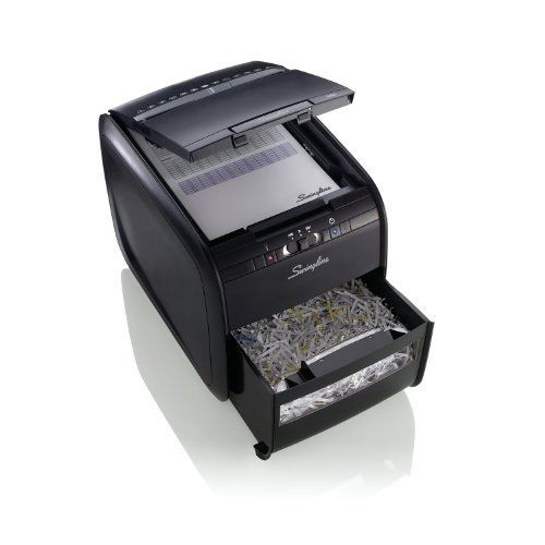 Swingline auto feed paper shredder, 60 sheets, cross-cut, 1 user, for sale