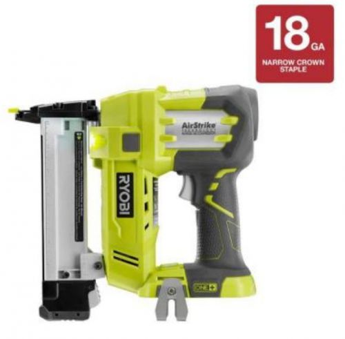 Ryobi cordless narrow crown stapler 18 volt one+ airstrike 18-gauge tool only for sale