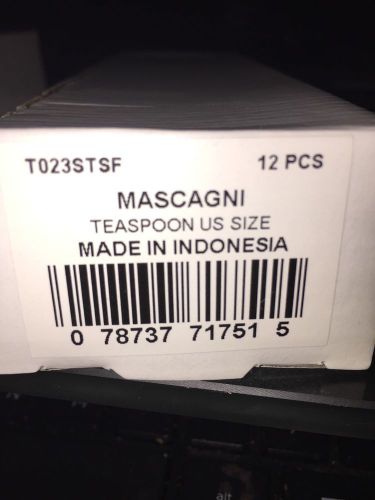 Sant andrea t023stsf mascagni  u.s. size teaspoon - 1 dozen for sale