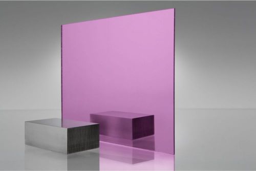 1 Sheet 1/8&#034; PINK  Mirrored Acrylic Plexiglass 24&#034; x  24&#034;