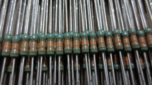 250pcs -  133k (133k) OHM 1/4 W 1%  Metal Film Resistor Philips  Holland