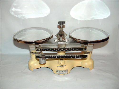 VINTAGE SARGENT-WELCH SCIENTIFIC CO. CAT. NO. S-3223 GRAM WEIGHT SCALE