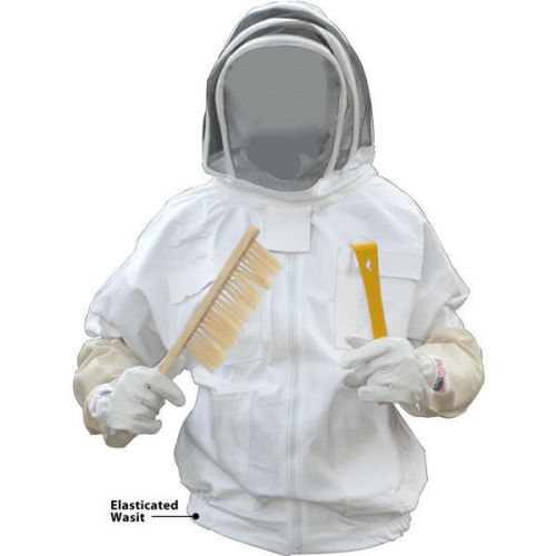 Beekeeping jacket with hooded veil medium for sale