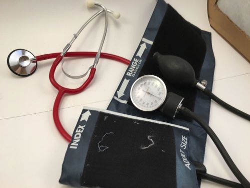 stethoscope and blood pressure cuff