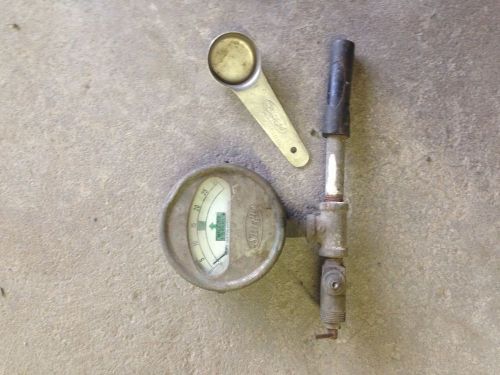 Vintage Antique Surge  Vacuum Gauge Babson Brothers Dairy Scoop Collectable