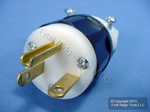 New Leviton INDUSTRIAL Straight Blade Plug NEMA 6-20P 6-20 20A 250V 5466-C