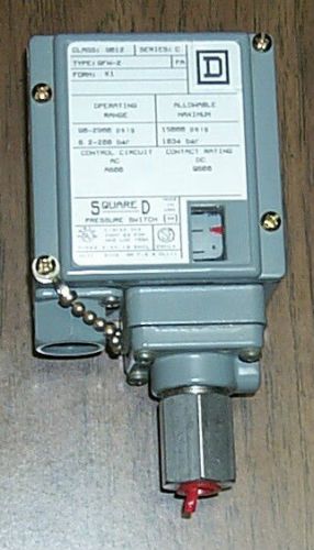 Square-d  class:9012  pressure  switch.  new for sale