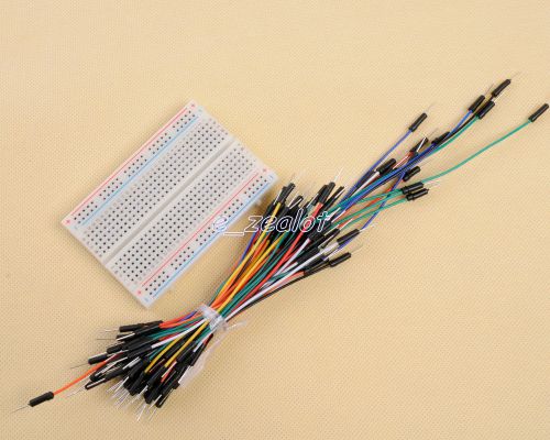 Prototype Board Electronic Deck 400 + 65pcs Breadboard Jumper Cable