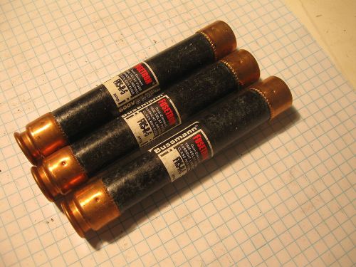 3 pcs FRS-R-5 Fuses 5A, 600VAC Bussmann TD Class RK5 Cur Lim (104)