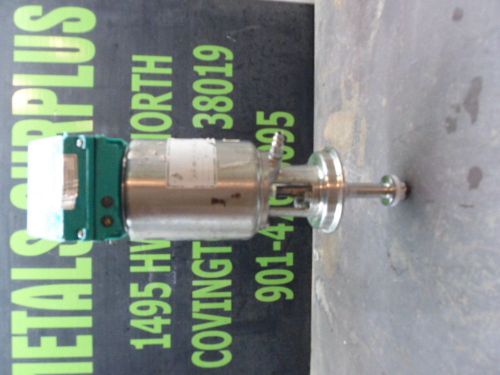 TRI-CLOVER SANITARY VALVE MOD:761TR-30M-___-1 1/2-316L-1 SN:632607-02 USED