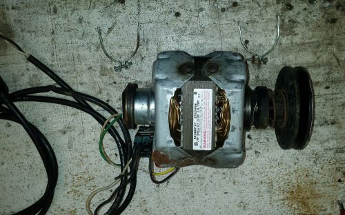 GE 3/4 HP MOTOR 5KH0GT47  37024400 with centrifugal belt pully, free shipping