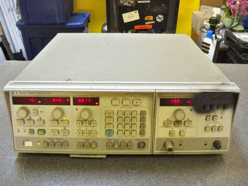 HP Agilent Keysight 8350B Sweep Oscillator with 83525A RF Plug-In parts/repair