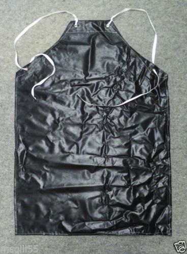 Ansell Heavyweight Neoprene Full-Body Apron - Black - Chemical Resistant