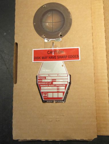 *NIB* BS&amp;B SAFETY STSTEMS BURST DISC 1 1/2&#034; TYPE S90 A8003832-1