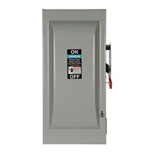 Siemens, gf323n, safety switch, 3p, 100a, 240vac, 4w, fused, nema type 1 for sale