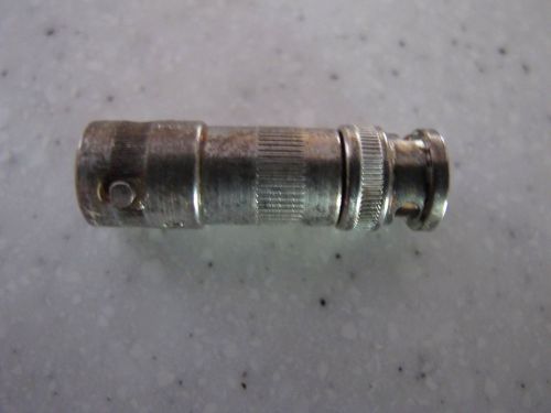 TEKTRONIX ADAPTER FEMALE TO BNC FEMALE AMPHENOL MINIATURE SILVER VERY RARE