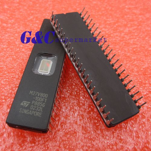 M27V800-100F1 CDIP42 8 Mbit 1Mb x8 or 512Kb x16 UV EPROM D69