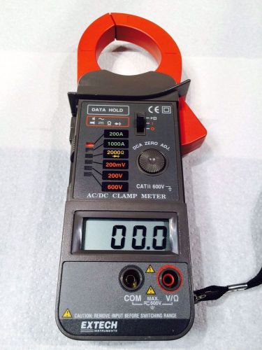 EXTECH AC/DC Clamp Meter. 200/1000 Amp