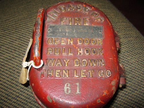 Samson fire alarm box 1921                                   ii5 for sale