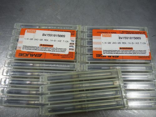 Emudge 1/4&#034; 20 unc 2b taps qty24 1a s ikz ticn (loc1249b) ts5 for sale