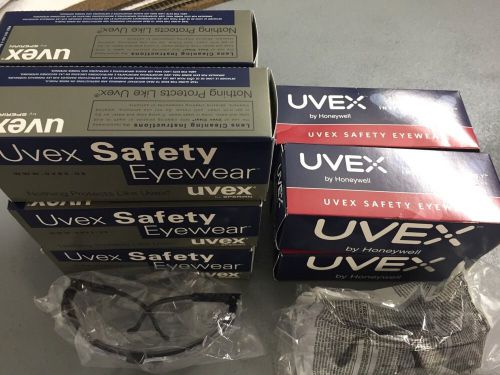 New - Uvex Safety Eyewear! - Brand New Lot Of 10!! In Sealed Bags! All Clear!