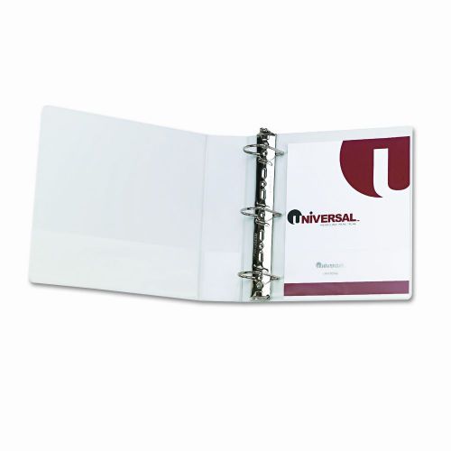 Universal® economy d-ring vinyl view binder set of 2 for sale