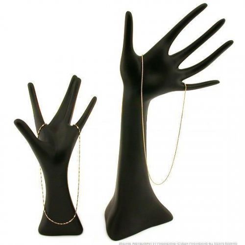 2 Black Jewelry Hand Displays