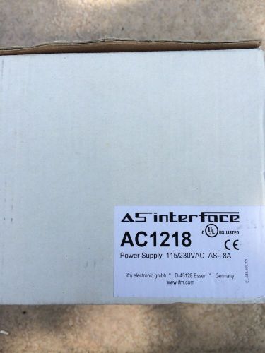 New ASI IFM AC1218 8amp Power Supply