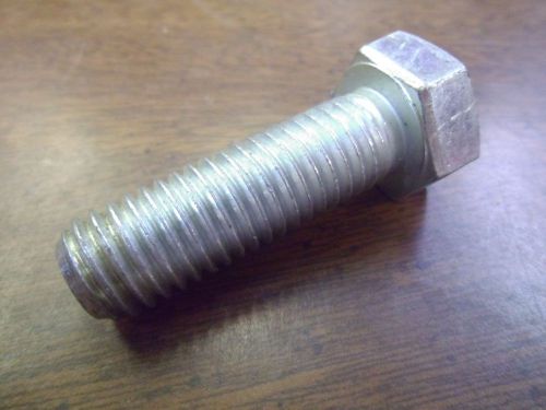 HEX CAP SCREWS 5/8-11 X 2 GRADE 5 ZINC PLATED QTY 12 #58283