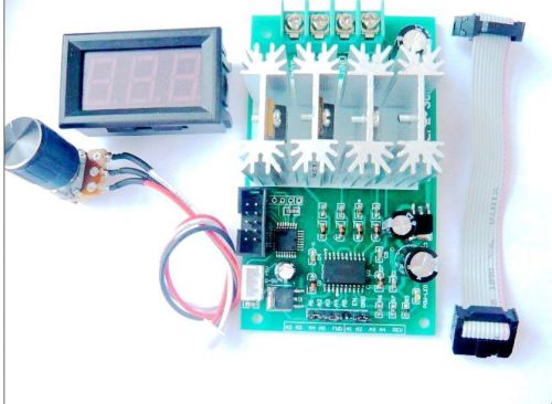 Led Digital 30A H-bridge DC 9v 12v 24v motor speed controller PWM PLC Reversible