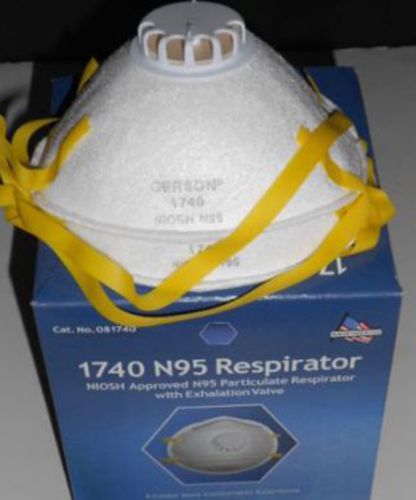 GERSON 1740 N95 RESPIRATOR MASK  (5 Masks)