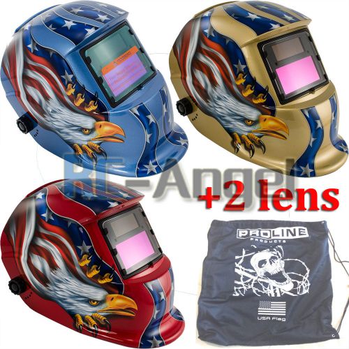 New pro solar auto darkening welding helmet arc tig mig mask grinding welder xdh for sale