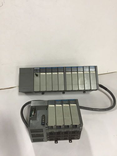 Allen bradley slc 500-2 racks 2707-m23p3 everythingpictured included+freeship! for sale