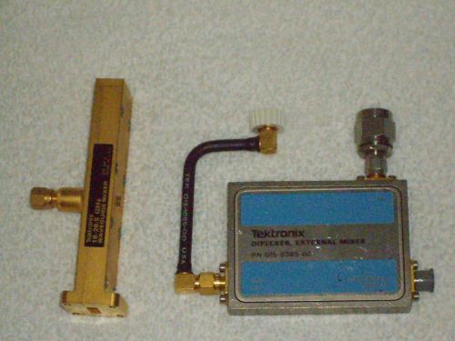 Tektronix WM-490 K and diplexer 18 to 325 ghz.