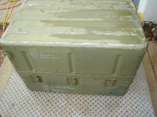 MILITARY MEDICAL CHEST TRANSPORT CASE STORAGE ALUMINUM BUGOUT BOX SURVIVAL