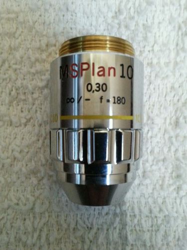 Olympus MSPlan 10x Microscope Objective