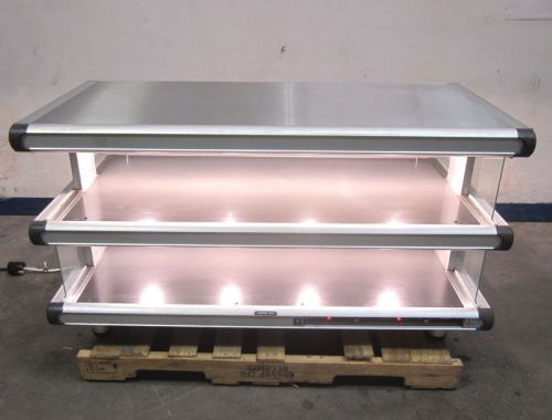 Hatco GR2SDH-48D Glo-Ray Food Warmer 2-Tier Shelf Merchandiser 48&#034; 3-Ph Display