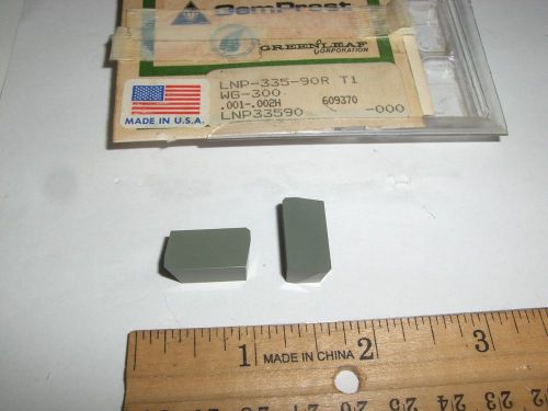 GREENLEAF LNP-335-90R-T1 CERAMIC MILLING INSERTS (9 PCS)