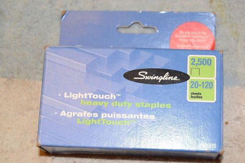 SWINGLINE 90009 LIGHT TOUCH HEAVY DUTY STAPLES BOX OF 2500