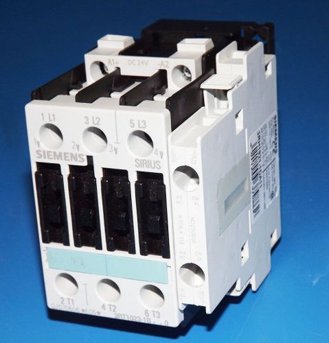 Siemens sirius 3rt10 motor starter contactor 24v 3-pole 3rt1034-1b/ 3rh1921/ qty for sale